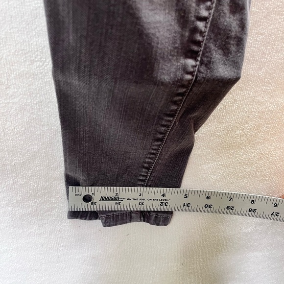 Flying Monkey Black Denim Skinny Jeans Womens 29 waist stretch Made in USA 2151 - Picture 9 of 11